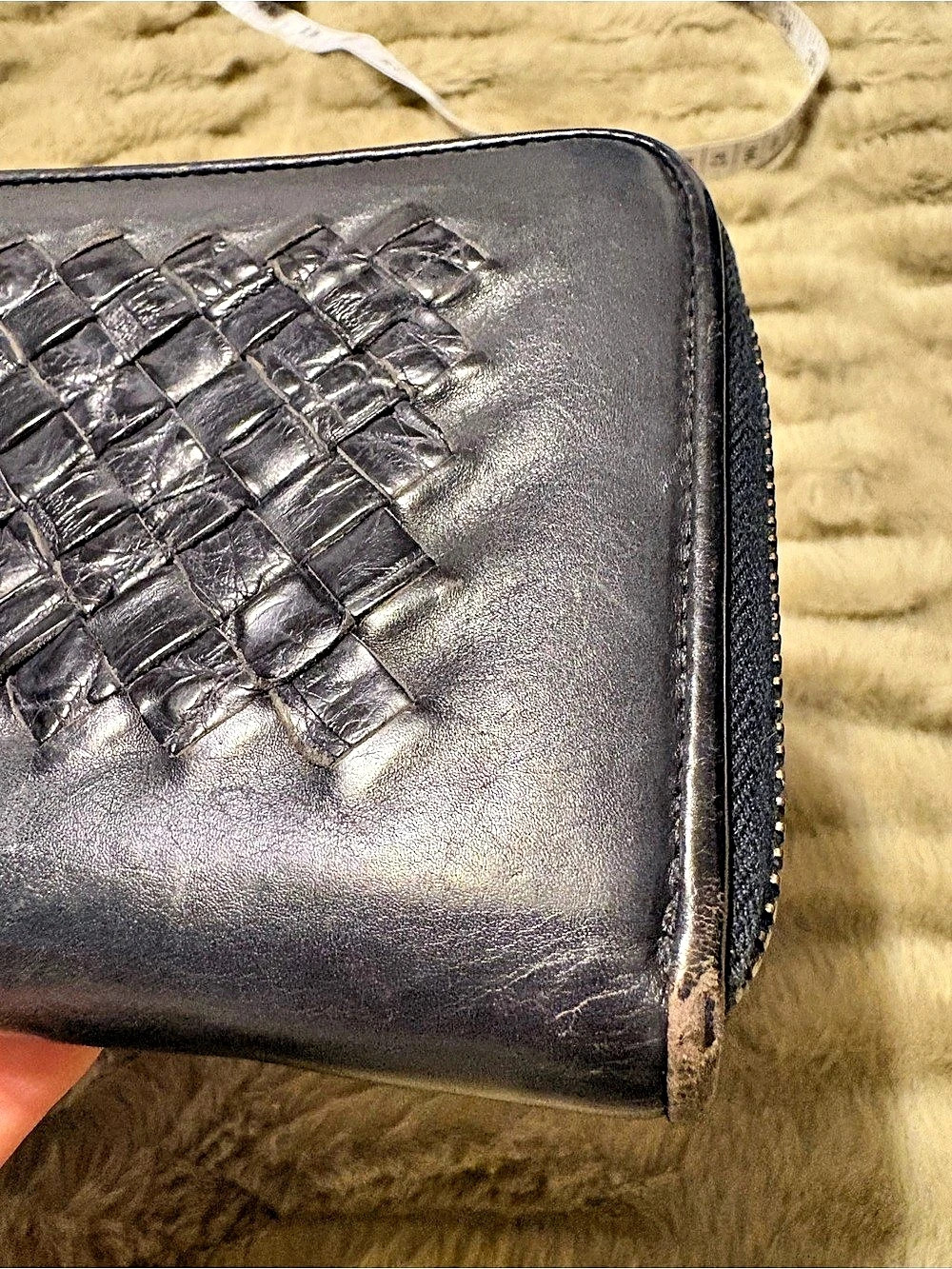 Bottega Veneta Intrecciato Zip-Around Long Wallet Black - Picture 5 of 14